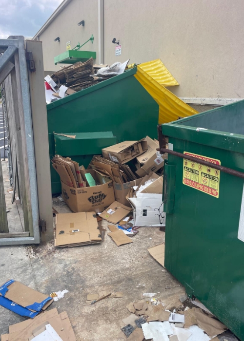 dumpster condo clenout